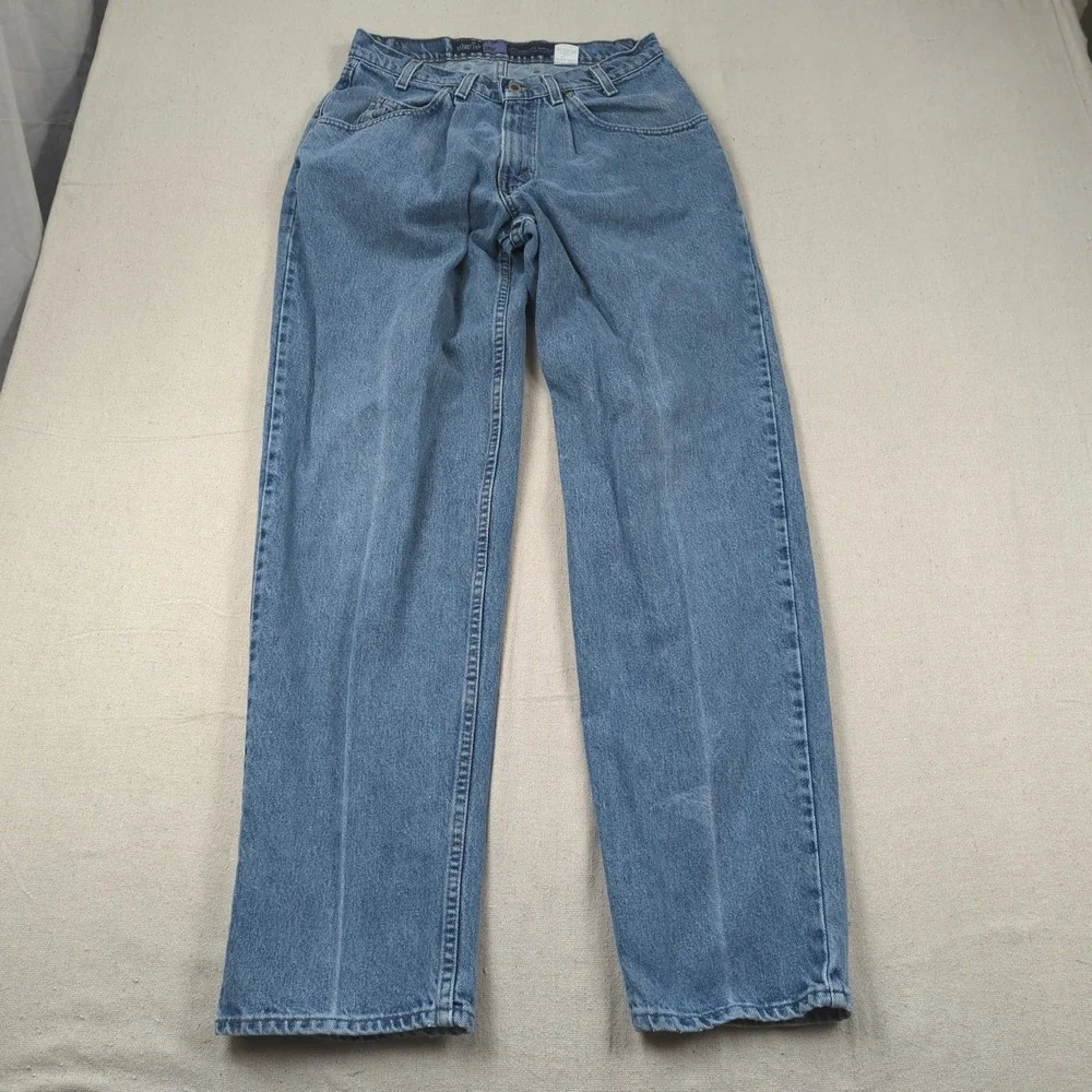 Vintage Levis Silvertab Jeans Mens 32x34 Blue Baggy Made in USA Skater